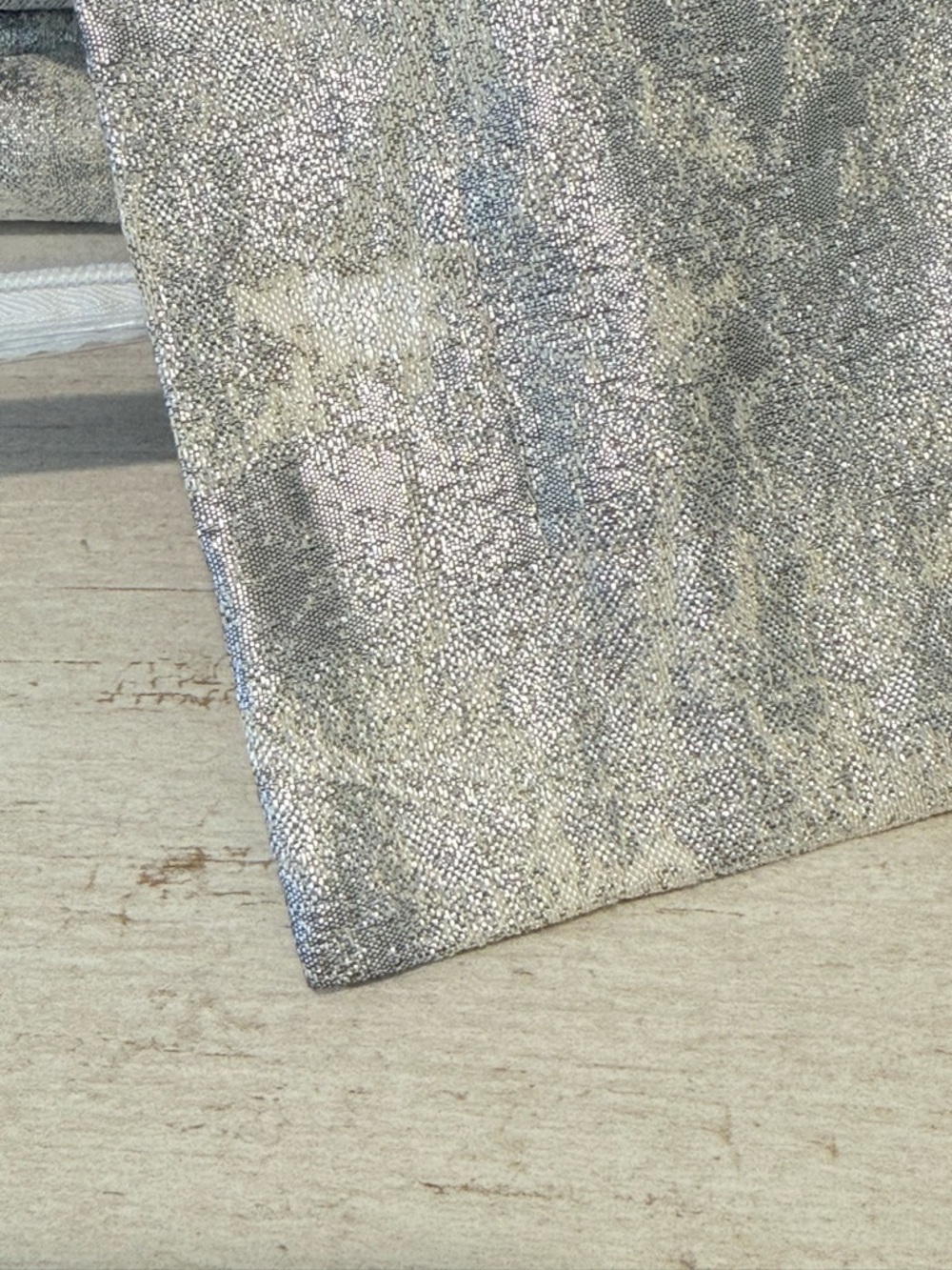 The Art Of Home Ann Gish King Duvet Set Terrazzo Silver New $525 W/Pillow Shams - Picture 8 of 12